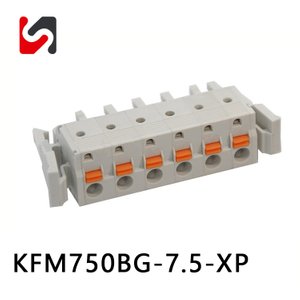 SHANYE MARCA KFM750BG-7.5 300V 10A phoinex substitui fornecedor de bloco de terminais conectável para pcb 
