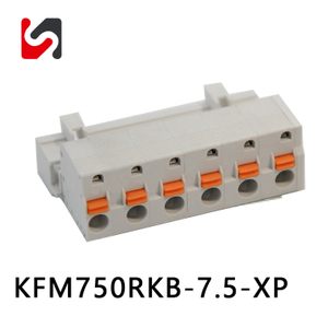 SHANYE BRAND KFM750RKB-7.5 Morsettiere innestabili modello phoinex da 300 V tipo pcb passo 7,5 mm