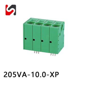 SHANYE BRAND 205VA-10.0 10,0-mm-Phoenix-Federklemmenleiste, Leiterplatten-Anschlussblock, Drahtverbindung 