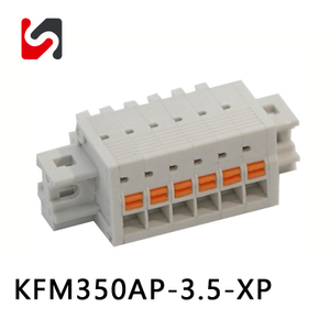 SHANYE BRAND KFM350AP-3.5 300V Los más nuevos bloques de terminales enchufables Phoenix de 3,5 mm macho hembra proveedor de gran oferta