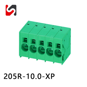 SHANYE BRAND 205R-10.0, шаг 10,0 мм, разъем Phoenix, 5 А, клеммная колодка проводов