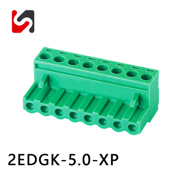 2EDGK-5.0 300 V 5,0 mm Rastermaß männlich weiblich grün steckbare Anschlussblöcke zu konkurrenzfähigem Preis