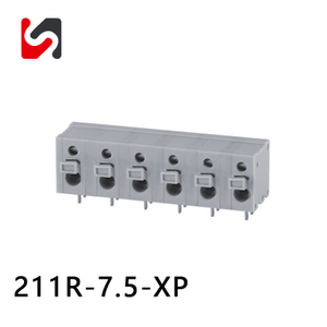 SHANYE BRAND 211R-7,5 300 В 7,5 мм шаг горячая распродажа пружинные клеммные колодки для печатных плат разъем с высококачественным поставщиком