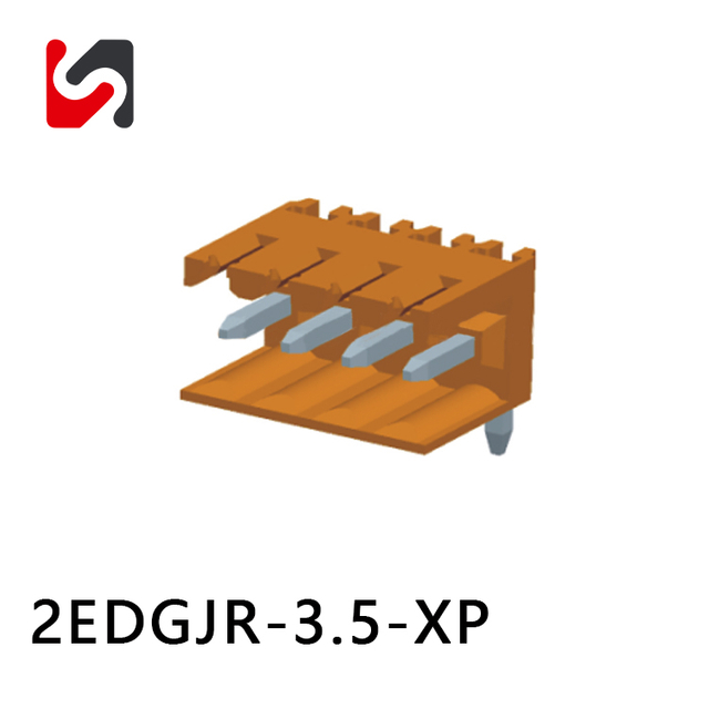 2EDGJR-3.5 Bloco terminal plugável de 300 V de 3 pinos 