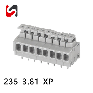 SHANYE BRAND 235-3.81 conector de bloque de terminales PCB de 5 amperios Phoenix con paso de 3,81 mm