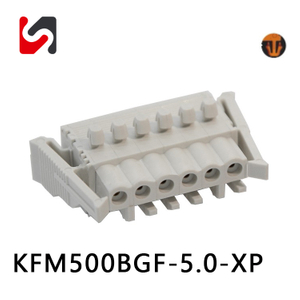 SHANYE MARCA KFM500BGF-5.0 300 V 2P-24P connettore pcb phoinex morsettiere innestabili fornitore maschio da 5,0 mm
