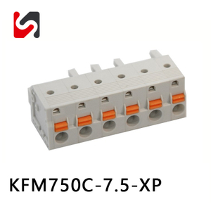 SHANYE MARCA KFM750C-7.5 300V 10A phoinex substitui bloco de terminais plugável pcb reto 