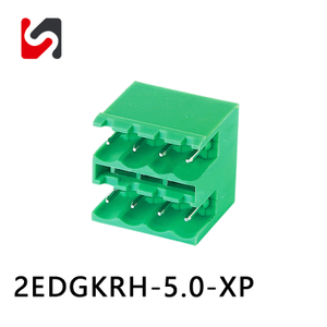 2EDGKRH-5.0 Conector do bloco de terminais com parafuso de montagem pcb de 300 V