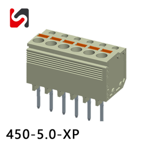 SHANYE MARCA SHSY450-5.0 5.0mm pitch phoenixterminal block spring para placa pcb
