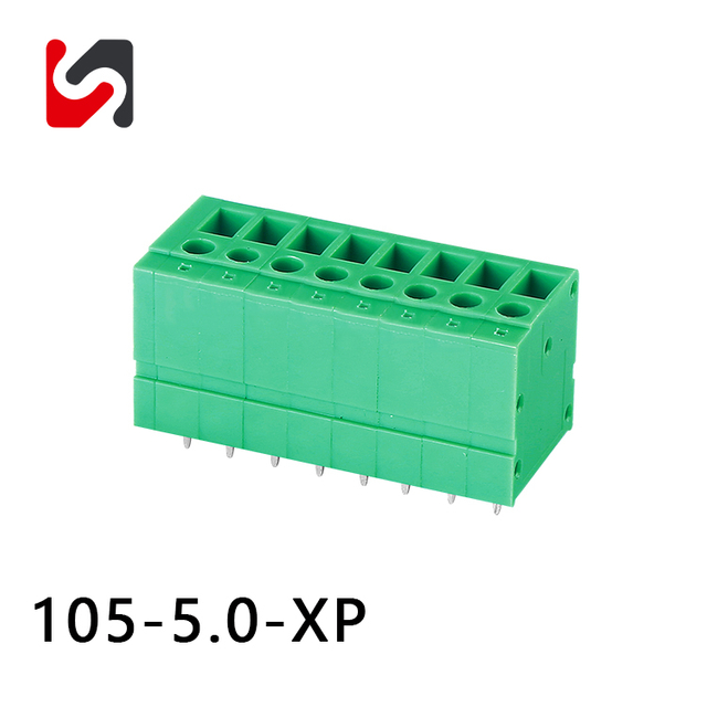 Conexión de la jaula de resorte Fabricante SY1055V-5.0 300V 10A Hot Sale 5.0 mm Pitch Phoenix Circuit Torny Terminal