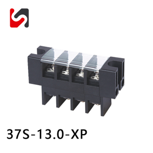 Marca SHANYE 37S-13.0 300V 13,0mm paso gran oferta conector de tira de bloque de barrera de terminales con cubierta proveedor de alta calidad