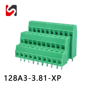 Hersteller von 3-Wege-Klemmenblöcken SY128A3-3.81 300V 10A heißer Verkauf Phoenix-Klemmenblock 3,81 mm Lieferant