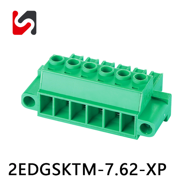 SHANYE BRAND 2EDGSKTM-7.62 Morsettiera innestabile Phoenix modello 7,62mm 300V più recente maschio e femmina prodotta in Cina