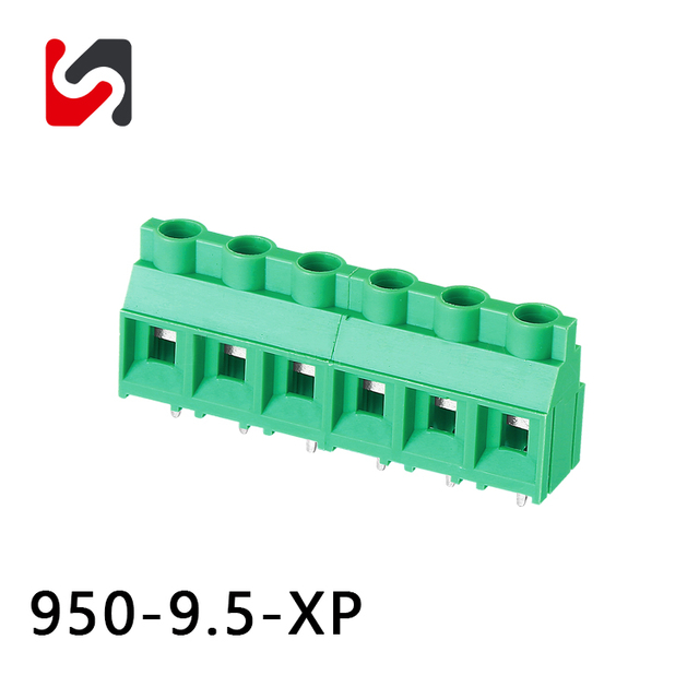 SHANYE MARCA SY950-9.5 300V 30A Venta caliente Conector de bloque de terminales PCB de paso de 9,5 mm con proveedor UL