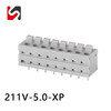 SHANYE MARCA 211V-5.0 300V 5.0mm pitch venda quente phoenix substitui conector de blocos de terminais pcb de mola com fornecedor de alta qualidade