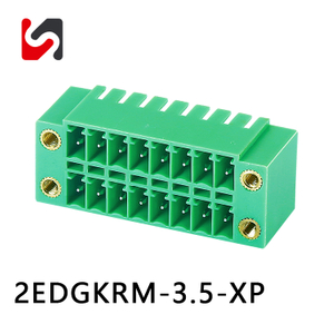 SHANYE BRAND 2EDGKRM-3.5 Bloco terminal 300V 12v com flange