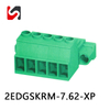 SHANYE BRAND 2EDGSKRM-7.62 300V venda quente 7.62mm 2p-24p bloco terminal plugável fêmea com ul 