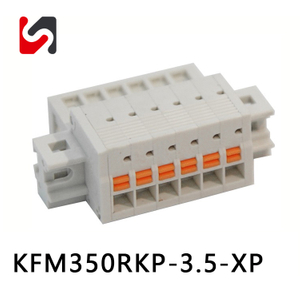 SHANYE BRAND KFM350RKP-3.5 300V buena calidad mejor precio 3,5mm bloques de terminales enchufables macho hembra hechos en china